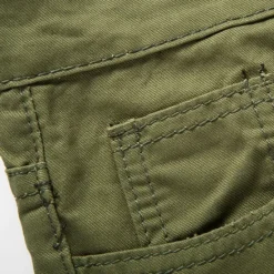 Clearance OUKU Men's Chino Shorts Bermuda shorts Work Shorts Pocket Plain Comfort Breathable Knee Length Outdoor Casual Daily Fashion Streetwear Blue Khaki