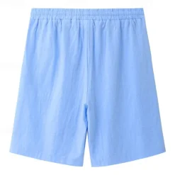 New OUKU Men's Chinos Casual Shorts Leaf Breathable Outdoor Short Outdoor Daily Vacation Hawaiian White Blue Micro-elastic