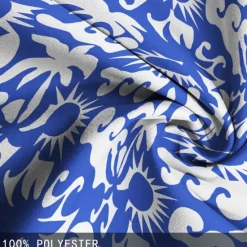 Hot OUKU Men's Coconut Tree Flower / Floral Swim Trunks Swim Shorts Board Shorts Mid Waist Hawaiian Casual Holiday Beach Drawstring with Mesh lining Elastic Waist Designer Clothing Apparel