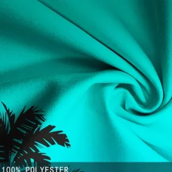 OUKU Men's Coconut Tree Gradient Color Swim Shorts Board Shorts Swimming Trunks Mid Waist Fashion Streetwear Designer Casual Daily Holiday Pocket Drawstring Elastic Waist Designer Clothing Apparel Blue