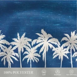 Outlet OUKU Men's Coconut Tree Swim Shorts Board Shorts Swimming Trunks Mid Waist Fashion Streetwear Designer Casual Daily Holiday Pocket Drawstring Elastic Waist Designer Clothing Apparel Blue