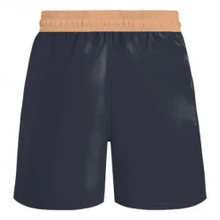 Clearance OUKU Men's Coconut Tree Swim Shorts Board Shorts Swimming Trunks Mid Waist Vacation Hawaiian Holiday Vacation Holiday Beach Drawstring with Mesh lining Elastic Waist Designer Clothing Apparel