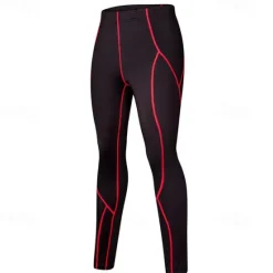 Online OUKU Men's Compression Pants Running Tights Leggings with Phone Pocket Base Layer Athletic Athleisure Summer Spandex 4 Way Stretch Breathable Quick Dry Sweat wicking Fitness Gym Workout Running Slim Fit
