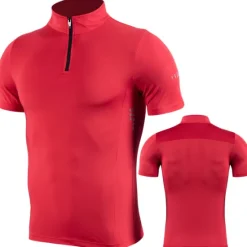 Sale OUKU Men's Compression Shirt Running Shirt Half Zip Short Sleeve Tee Tshirt Athletic Summer Spandex Breathable Quick Dry Moisture Wicking Soft Gym Workout Running Active Training Sportswear Activewear