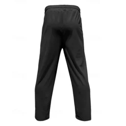 Online OUKU Men's Corduroy Pants Casual Pants Pocket Drawstring Elastic Waist Plain Comfort Sports Outdoor Daily Fashion Casual Black White Micro-elastic
