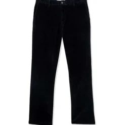 Clearance OUKU Men's Corduroy Pants Trousers Casual Pants Pocket Straight Leg Solid Color Comfort Warm Daily Holiday Going out Sports Fashion Dark Brown Black Micro-elastic