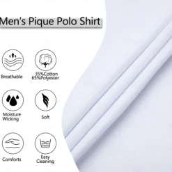 New OUKU Men's Cotton Blend Polo Shirt Golf Shirt Street Casual Stand Collar Banded Collar Short Sleeve Fashion Basic Plain Classic Summer Regular Fit Navy Black White Red Cotton Blend Polo Shirt