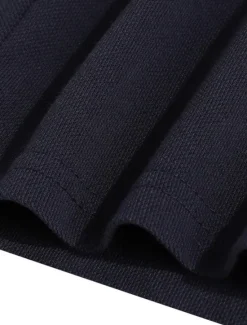 OUKU Men's Cotton Polo Shirt Golf Shirt Business Lapel Short Sleeve Fashion Basic Color Block Patchwork Embroidered Summer claret Black Green ash-colored Deep Blue Light Blue Cotton Polo Shirt