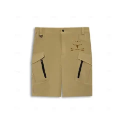 Best OUKU Men's Cow Cargo Shorts Mid Waist Sports Fashion Streetwear Sports Outdoor Casual Daily Side Pockets Elastic Waist Multi Pocket Designer Clothing Apparel