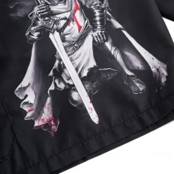 Outlet OUKU Men's Cross Halloween Costumes Shorts Mid Waist Vacation Fashion Streetwear Outdoor Casual Holiday Side Pockets Drawstring Designer Clothing Apparel