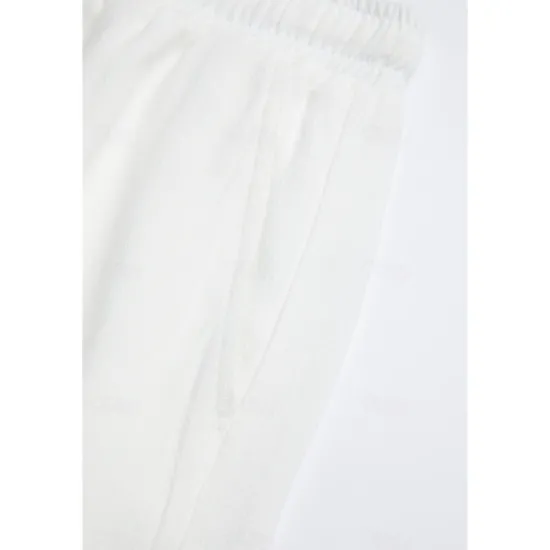 Hot OUKU Men's Culottes Wide Leg Linen Pants Trousers Summer Pants Patchwork Drawstring Elastic Waist Plain Comfort Breathable Casual Daily Holiday Fashion Classic Style Black White