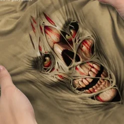 Online OUKU Men's 3D Print Cool Skulls Halloween Costumes Sweat Shorts Beach Shorts Terry Shorts Mid Waist Vintage Casual Daily Holiday Streetwear Elastic Waist 3D Print Drawstring Designer Clothing Apparel