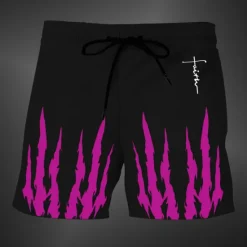 OUKU Men's 3D Print Scratches Halloween Costumes Swim Trunks Swim Shorts Board Shorts Mid Waist Fashion Streetwear Designer Casual Daily Holiday Pocket Elastic Waist 3D Print Designer Clothing Apparel