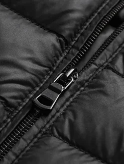 Hot OUKU Men's Down Vest Puffer Vest Gilet Daily Date Vacation Fashion Casual Fall & Winter Pocket Nylon Duckdown Warm Comfortable Solid Color Zipper Stand Collar Regular Fit Black Burgundy Blue Gray Vest