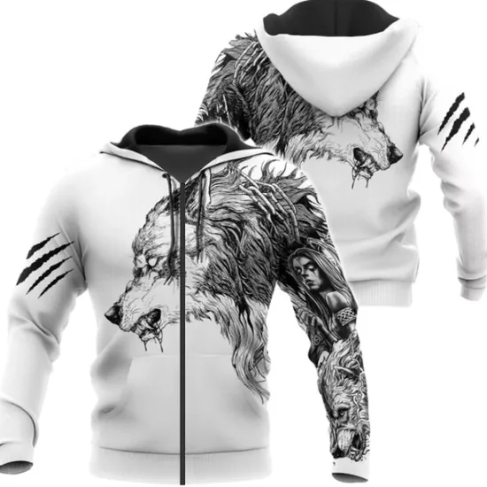 Best OUKU Men's Dragon Graphic Prints Hoodie Hoodies Sweatshirt Streetwear Designer Long Sleeve Hooded Sports & Outdoor Daily Sports Wine Red Red+Gray Zipper Print Spring & Fall Designer