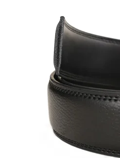 Sale OUKU Men's Dress Belt Leather Belt Ratchet Belt Black Brown Cowhide Alloy Fashion Plain Daily Wear Going out Weekend