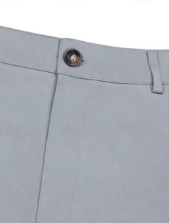 OUKU Men's Dress Pants Chinos Chino Pants Pocket Plain Comfort Business Daily Classic Style Black White Micro-elastic