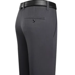 Clearance OUKU Men's Dress Pants Corduroy Pants Trousers Suit Pants Pocket Plain Comfort Breathable Wedding Business Casual Fashion Classic Black Navy Blue Stretchy