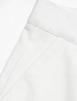 Hot OUKU Men's Dress Pants Corduroy Pants Flared Pants Bell Bottom Trousers Pocket Plain Comfort Business Daily Holiday Fashion Chic & Modern White Brown