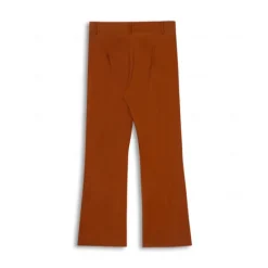 Sale OUKU Men's Dress Pants Flared Pants Bell Bottom Trousers Suit Pants Pocket Plain Comfort Breathable Outdoor Daily Going out Fashion Casual Black White