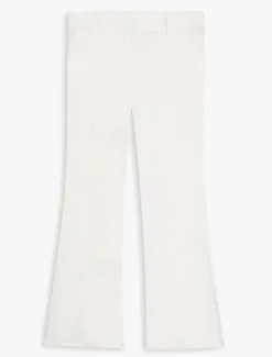 OUKU Men's Dress Pants Flared Pants Bell Bottom Trousers Pocket Plain Comfort Breathable Full Length Outdoor Daily Going out Elegant Fashion White Dark Gray Stretchy