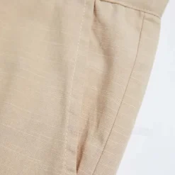 Hot OUKU Men's Dress Pants Linen Pants Trousers Summer Pants Pleated Pants Front Pocket Straight Leg Plain Comfort Breathable Full Length Casual Daily Holiday Fashion Streetwear Black White