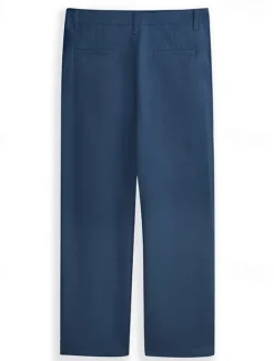 New OUKU Men's Dress Pants Linen Pants Trousers Summer Pants Pocket Straight Leg Plain Comfort Breathable Full Length Formal Business Daily Streetwear Stylish Black Navy Blue