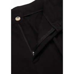 Clearance OUKU Men's Dress Pants Linen Pants Summer Pants Pleated Pants Front Pocket Straight Leg Plain Comfort Breathable Casual Daily Holiday Fashion Basic Black White