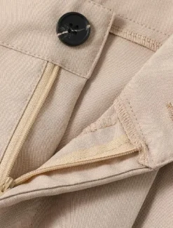 New OUKU Men's Dress Pants Trousers Slacks Summer Pants Casual Pants Front Pocket Straight Leg Plain Comfort Wedding Business Casual Fashion Classic Dark Brown Light Khaki Micro-elastic