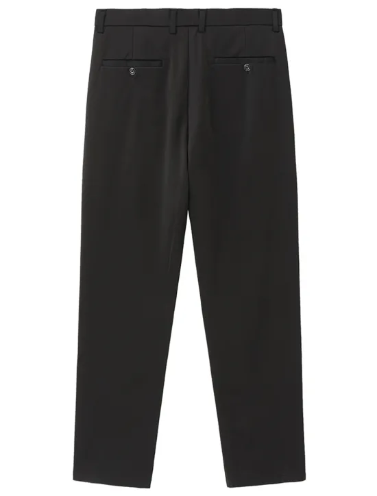 Sale OUKU Men's Dress Pants Trousers Slacks Casual Pants Suit Pants Pocket Solid Colored Wearable Outdoor Full Length Wedding Home Work Fashion Streetwear White gray Black Stretchy