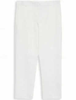 Discount OUKU Men's Dress Pants Trousers Slacks Suit Pants Waffle Pants Front Pocket Straight Leg Plain Comfort Full Length Business Daily Holiday Fashion Chic & Modern Black White Stretchy