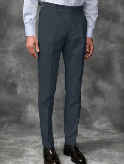 Best OUKU Men's Dress Pants Trousers Suit Pants Gurkha Pants Pocket Plain Comfort Breathable Outdoor Daily Going out Fashion Casual Slim Black White