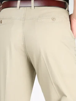 Outlet OUKU Men's Dress Pants Trousers Chinos Buttons Pocket Straight Leg Plain Comfort Formal Party Work Fashion Classic Style Dark Khaki Light Khaki Micro-elastic