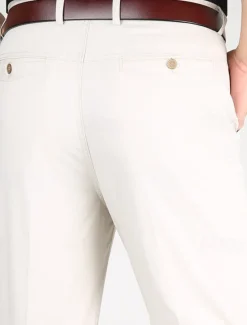Outlet OUKU Men's Dress Pants Trousers Chinos Buttons Pocket Straight Leg Plain Comfort Formal Party Work Fashion Classic Style Dark Khaki Light Khaki Micro-elastic