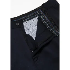 Discount OUKU Men's Dress Pants Trousers Slacks Suit Pants Pocket Plain Comfort Breathable Ankle-Length Wedding Office Business Chic & Modern Classic Black Deep Blue High Waist Micro-elastic