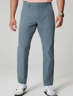 Discount OUKU Men's Dress Pants Trousers Chinos Buttons Pocket Plain Comfort Formal Party Work Fashion Classic Style Black Wine Micro-elastic