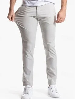 OUKU Men's Dress Pants Trousers Chinos Buttons Pocket Solid Colored Comfort Formal Party Work Fashion Classic Style ArmyGreen Smoky gray Micro-elastic