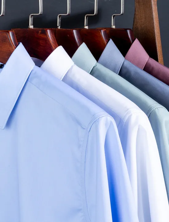 Sale OUKU Men's Dress Shirt Button Up Shirt Plain Wedding Vacation Black White Light Green Wine Short Sleeves Turndown Summer Clothing Apparel