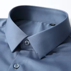 Sale OUKU Men's Dress Shirt Non Iron Shirt Graphic Prints Wedding Outdoor Wine Blue-Green Black White Long Sleeve Turndown Spring & Fall Clothing Apparel