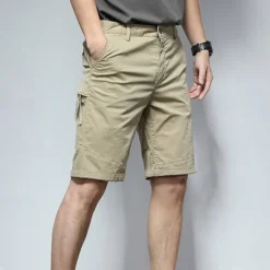Hot OUKU Men's Dress Shorts Burmuda Shorts Work Shorts Golf Shorts Pocket Plain Comfort Breathable Knee Length Outdoor Business Fashion Casual Black Pink