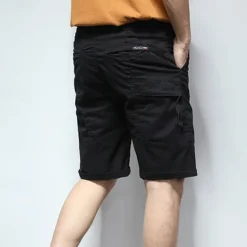 Hot OUKU Men's Dress Shorts Burmuda Shorts Work Shorts Golf Shorts Pocket Plain Comfort Breathable Knee Length Outdoor Business Fashion Casual Black Pink