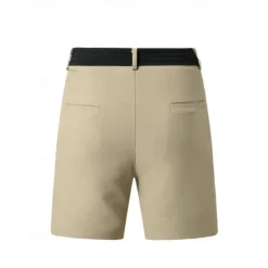 Outlet OUKU Men's Dress Shorts Burmuda Shorts Work Shorts Pocket Plain Comfort Breathable Knee Length Outdoor Business Fashion Casual Black Navy Blue