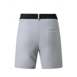 Outlet OUKU Men's Dress Shorts Burmuda Shorts Work Shorts Pocket Plain Comfort Breathable Knee Length Outdoor Business Fashion Casual Black Navy Blue