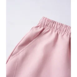 Sale OUKU Men's Dress Shorts Burmuda Shorts Work Shorts Pocket Drawstring Plain Comfort Breathable Knee Length Outdoor Business Fashion Casual Black Pink