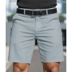 Best OUKU Men's Dress Shorts Burmuda Shorts Work Shorts Pocket Plain Comfort Breathable Knee Length Outdoor Business Fashion Casual Black White