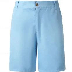 Sale OUKU Men's Dress Shorts Burmuda Shorts Work Shorts Pocket Plain Comfort Breathable Knee Length Outdoor Business Fashion Casual Black Red