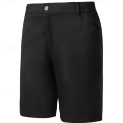 Sale OUKU Men's Dress Shorts Burmuda Shorts Work Shorts Pocket Plain Comfort Breathable Knee Length Outdoor Business Fashion Casual Black Red