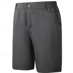 Sale OUKU Men's Dress Shorts Burmuda Shorts Work Shorts Pocket Plain Comfort Breathable Knee Length Outdoor Business Fashion Casual Black Red