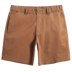 Best OUKU Men's Dress Shorts Work Shorts Golf Shorts Pocket Plain Comfort Breathable Knee Length Outdoor Business Sports Casual Black White