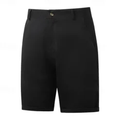 Discount OUKU Men's Dress Shorts Work Shorts Golf Shorts Pocket Plain Comfort Breathable Knee Length Outdoor Business Sports Casual Black White
